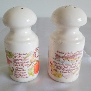 Mushroom Saltshakers 1980